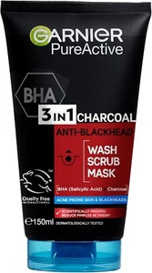 Garnier Pure Active Intensive Charcoal 3-in-1 Wash 150ml,,,.AU - Picture 1 of 3