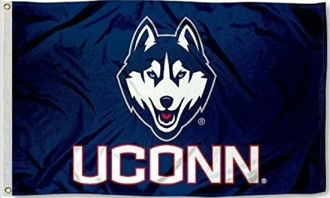 UCONN Huskies 3x5 Flag University of Connecticut New 3x5 Banner Fast Shipping Cover