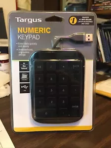 Targus USB Numeric Keypad keyboard AKP10US Mac IBM - Picture 1 of 3