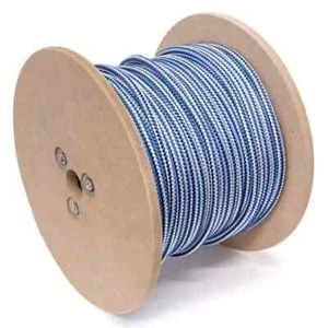 3/8 in. x 300 ft. Nylon Marine-Grade Double Twin Braid Rope, Blue/White - Picture 1 of 5