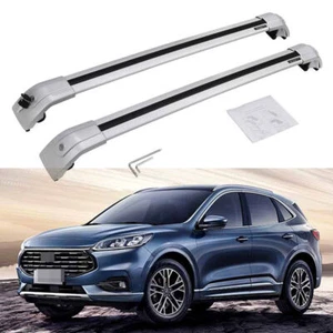 2Pcs Fits for Escape 2020 2021 Lockable Roof Rail Racks Cross Bar Crossbar  - Foto 1 di 6