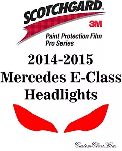 3M Scotchgard Paint Protection Film Pro Series 2015 Mercedes E-Class 400 Sport - Picture 1 of 3