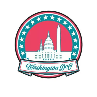 Washington DC Sticker - Bild 1 von 3