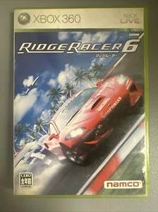 Ridge Racer 6 Microsoft X-Box 360 Namco 2005 Japanese Version Racing 62J 00001 - Picture 1 of 4