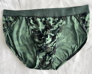2xist Speed Dri Mesh Lightweight Sport Brief Green Camouflage XL - Picture 1 of 3