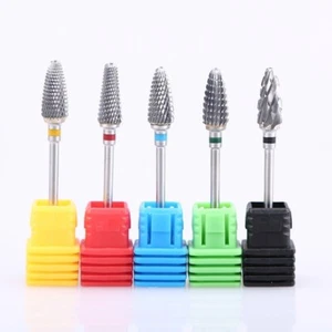 3/32''Cone Shape Carbide Nail Drill Bit Milling Electric File Manicure Pedicure - Picture 1 of 8