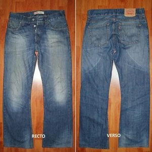 JEANS LEVIS 512 "Bootcut" W31 L32 (FR t41) bleu stone délavé 0610 - Bild 1 von 5