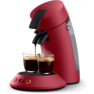 Senseo CSA210/90 Original Plus Kaffeepadmaschine dunkelrot matt Kaffee Boost NEU - Bild 1 von 4