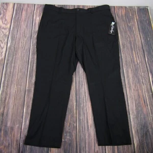 Walter Hagen NEW NWT Men Big Tall 44x30 Straight Fit Black Golf Pants Perfect 11 - Picture 1 of 3