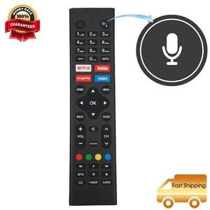 8142026670099K Voice Remote Control fit for Sceptre TV A558CV-UMC A658CV-U - Picture 1 of 7