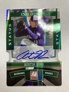 Austin Ross 2010 Donruss Elite/25 Autógrafo Automático Novato RC Impresión Corta SP Raro - Imagen 1 de 2