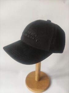 Isabel Marant TYRON LOGO CAP hat Black Baseball Cap size 57 100%autentic