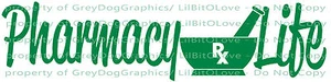  Calcomanía de vinilo Pharmacy Life RX mortero y mortero pegatina Pharmacist Tech - Imagen 1 de 20