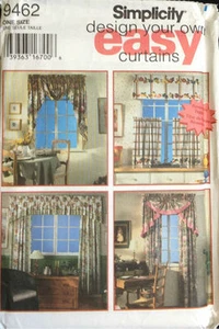 Design your Own Window Treatments Sewing Pattern S9462 - Picture 1 of 1