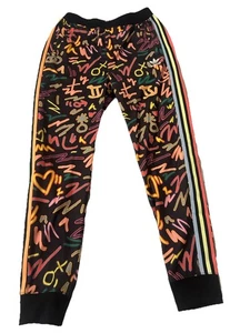 Pantaloni da pista Adidas Originals Kris Andrews Love Unites neri rari unisex grandi - Foto 1 di 9
