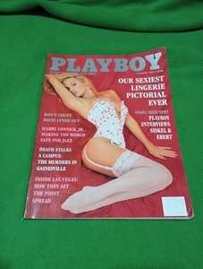Playboy February 1991 ~ Actress Lena Olin Interview, Lingerie Issue - VG - Picture 1 of 3