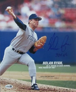 Nolan Ryan HOF Rangers Signed/Autographed Magazine Page JSA 200817 - Picture 1 of 3
