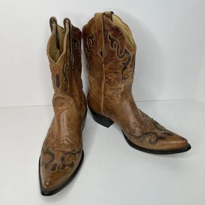 Botas occidentales para mujer Yippee Ki Yay by Old Gringo talla 8,5B marrón y tostado - Imagen 1 de 12