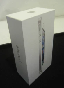 APPLE IPHONE 5 white EMPTY box with inserts - Picture 1 of 3