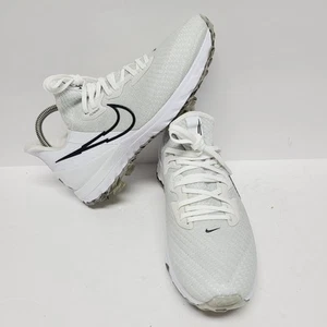 Nike Air Zoom Infinity Tour FlyKnit White Golf Shoes CT0540-133 Men Size 8.5 EUC - Picture 1 of 12
