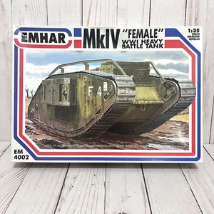 Emhar MkIV Female WWI Heavy Battle Tank Plastik Modellbausatz 1:35 EM4002 unvollständig - Bild 1 von 11