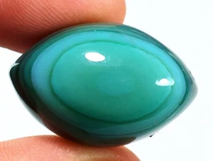40 Ct 12X17X26 mm Natural Eye Agate Cabochon Evil Protector Gemstone CZ-868 - Picture 1 of 1