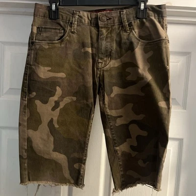 Pantalones Cortos de Denim Arizona Camuflados Cortados Para Hombre 30 Jean Camuflados Pantalones Cortos Foto 1 de 4