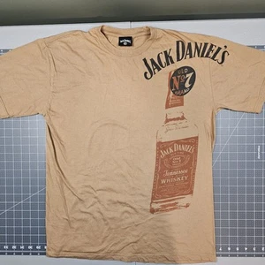 Jack Daniels Tshirt Mens Medium Y2K Whiskey Liquor Skater Biker Streetwear Punk - Picture 1 of 8