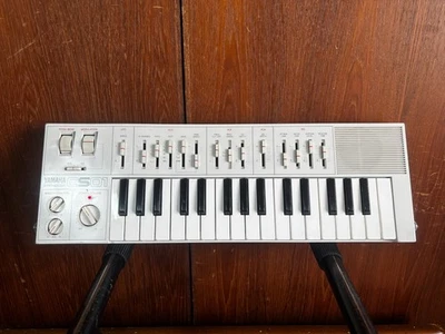 Yamaha CS01 rare white color vintage analog monophonic synthesizer - Image 1 of 4