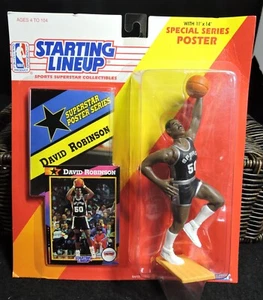 David Robinson 1992 Startaufstellung - San Antonio Spurs Neu in OVP - Bild 1 von 2
