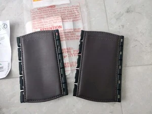Bugaboo Fox 1 , 2 , 3, Bee5, 6, dragonfly, lynx Brown leather handle bar covers - Picture 1 of 6