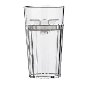 Reflo Smart Cup Clear Paquete de 1 taza de entrenamiento abierta, taza para niños pequeños, sin succión 6 oz, 360