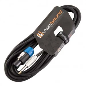 Rean/Neutrik Licensed Male Speakon to 6.35mm 1/4" Jack Lead Speaker PA Amp Cable - Picture 1 of 7