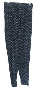 Tessentials Damen Hose Schlupfhose lang Gr. S Schwarz gepunktet #PN 268 - Bild 1 von 1