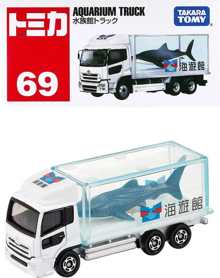 Takara Tomy Tomica No.69 Nissan Diesel Quon Aquarium Truck Free Shipping - Image 1 of 4