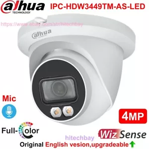4MP Full-Color AcuSense IPC-HDW3449TM-AS-LED IP Eyeball Camera MIC PoE SMD - Picture 1 of 5