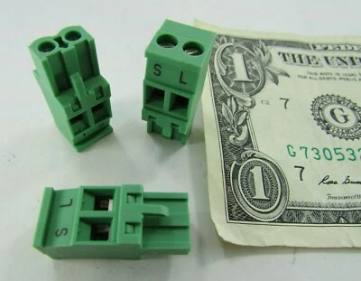 Lot 10 Phoenix Conbicon 2-Position Wire to Board Connector Terminals MVSTBR 2,5 - Image 1 of 4