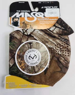 Seirus Size L Reversible Thermal Face Protection Camo or Orange Wind Water Proof - Image 1 of 4