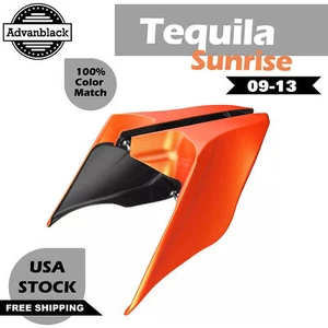 Panel de cubierta lateral extendido Advanblack Tequila Sunrise para Harley 09-13 - Imagen 1 de 7