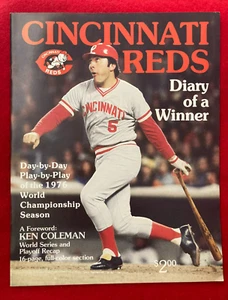 JOHNNY BENCH 1976 Cincinnati Reds Diary of a Winner Program Magazine Big Red WSC - Picture 1 of 9