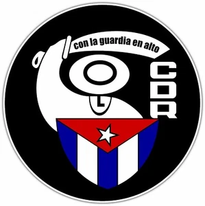 Comités para Defensa Revolución CDR Cuba Coche Parachoques Calcomanía Calcomanía 4.5"X4.5" - Imagen 1 de 1