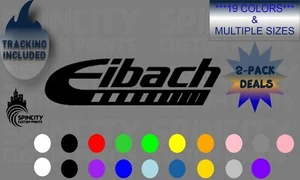 EIBACH Car Vinyl Window Decal Graphic Bumper Laptop Sticker NEW - Foto 1 di 10