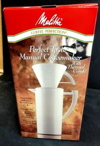 New Melitta White Cafe Euro thermal coffee maker 64255 NIB - Picture 1 of 8