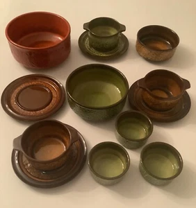 9 große +kleine Salat-Schüsseln, WAKU 447/448/449 u.a., 70er Jahre Retro/Vintage - Bild 1 von 5