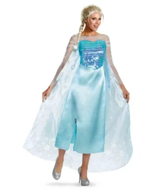 Frozen Elsa Adut Halloween Costume - Image 1 of 2