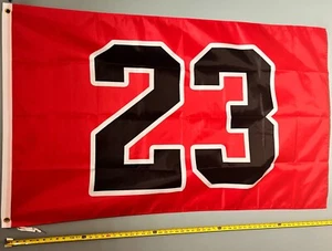 Basketball FLAG FREE USA SHIP Micheal Jordan 23 Bulls NBA USA Sign Poster 3x5' - Picture 1 of 1