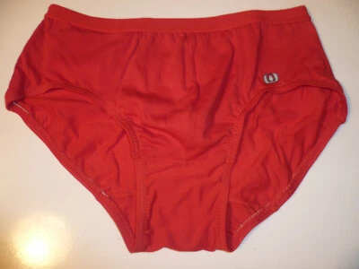 SLIP UOMO INTIMO HOM ROSSO TG XXS / 40 COTONE MADE IN FRANCE VINTAGE - Immagine 1 di 4