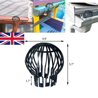 1-10pcs Gutter Downpipe Pipe Filter Dirt Guard Leaf and Debris Protection Cover - Image 1 of 4