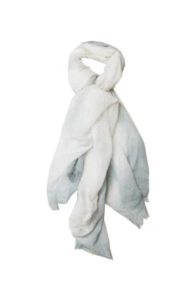 Cejon Blanco Azul Borde Ombre Sólido Día Envoltura OS Foto 1 de 3