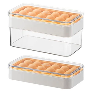Ice Container Anti-spill Stackable Large Capacity Ice Cube Mold Lightweight - Picture 1 of 12